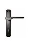 Hira Eda Rose Matte Black Door Handle Aluminum Room - 2