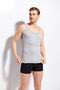 Sleeve Men's Combed 100% Cotton Premium Quality Gray Undershirt