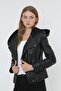 Genuine Leather Women's Jacket - 2