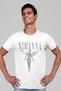 Melek Nirvana White Short Sleeve Men's T-Shirt
