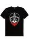 Men's Black Helmet Cat Short Sleeve T-shirt - 2