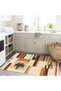 Angel Collection Multicolored Lines Patterned Woven Base Modern Decorative Carpet Melek31 - 2