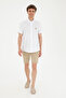 Men's White Short Sleeve Shirt 50282582 -Vr013 - 4