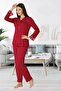 Women's Pregnant Maternity Long Sleeve Pajama Set - 2