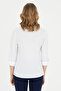 Women's White Long Sleeve Basic Shirt 50283988 -Vr013 - 5