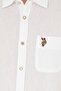 Men's White Short Sleeve Shirt 50284296-Vr013 - 7