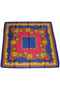 Mixed Color Scarf with Geometric Pattern - 90X90Cm