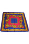 Mixed Color Scarf with Geometric Pattern - 90X90Cm - 2