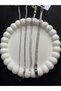 Zircon Stone Waterway Medium Thick Bracelet - Non-tarnish Silver Colored, Anti-allergic - 2