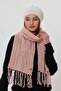 Knitted Tasseled Scarf (B22-18842) - 2
