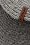 Cesta American Service Handmade Cotton Gray Jute Knitted Decorative Plain Supla 37x37cm 9681 - 4