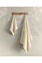 Likya 100% Cotton Jacquard Border Cream 2-Piece Dowry Towel Set Fish Back Pattern 1029A 90X150