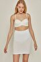 C12050 Pantyhose Underskirt Corset White