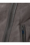 Faux Suede Biker Jacket Plush Plush Lined Zippered - 6