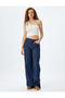 Single Shoulder Crop Tank Top - Sleeveless with Window Detail - 2