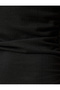 Asymmetrical Off-The-Shoulder Long Pencil Dress Sleeveless Slim Fit Draped Detail - 6