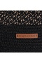 Handmade cotton black wicker decorative basket with lid 25cmx40cm 9004 - 4