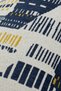 Azure Multi-Colored Decorative Bead Fiber Inner Filled Throw Pillow 30X50 4741 - 6