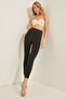 C13810 Women's Seamless Corset Tights Anthracite - 4
