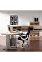 Office Chair High Back Computer Desk Chair, PU Leather Adjustable Height - Black - 2