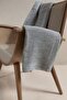 Miel Gray Edge Pompom TV Blanket 130x170 37107