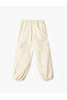 Jogger parachute pants with cargo pockets, elastic waist, cotton - 2
