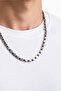 Hematite Stone 55 cm Steel Men's Necklace - 4