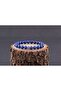Certified Natural Stone Bracelet - Lapis 8 Mm B512 - 5