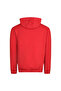 Women's Hooded Kangaroo Pocket Regular/Standard Fit Cotton Lined 3 Thread Ribbed Red Sweatshirt - 2