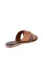 Tan Genuine Leather Women's Slippers K04685162003 - 5