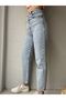 High Waist Mom Jean Pants Karyıkama