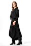 Long Sleeve Atlas Autumn and Winter Asymmetrical Cut Authentic Long Combed Cotton Viscose Dress Gray Gray - 5