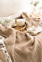 Muslin Bedspread - King Size 100% Cotton Muslin Pique Bedspread - 4 Layers of Muslin - (260×280) - 3