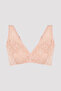 حمالة صدر دانتيل غير لاسلكية من Dusty Rose Blossom - 5
