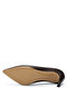 Women's Genuine Leather Brown Heeled Shoes - 3