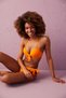 Açık Turuncu Basic Brazilian Bikini Altı - 2
