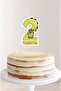 Dinosaur Themed 2 Year Old (TWO) Cake Decoration *thick Paper - 3