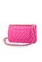 Women's Crossbody Bag Large Size Chain Quilted Fuchsia Nova (Width: 26; Height: 16 cm) - 3