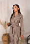 Mink Trench Pants Set 32-2237 - 3