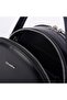 Mini Women's Hand and Crossbody Bag Black Zra (17X17 cm) - 4