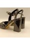 Cadis Black Heeled Sandals - 4