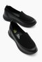 Women's Black Strec Heel Gel Orthopedic Mother Casual Shoes - 2
