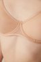 Beige Iris Transparent Underwire Bra - 3