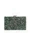 Dark Green Color Stone Evening Dress Bag Evening Bag Handmade Bag Chain Bag