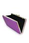 Purple Satin Silver Case Stone Evening Dress and Evening Bag - Portfolio - 3