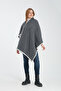 Piping Shoulder Shawl, Stylish and Comfortable Shoulder Shawl Suitable for Reversible Use, Knitwear Shoulder Shawl, Women's Shoulder Shawl.