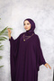 فستان حجاب طويل بأزرار وياقة نسائية - 3