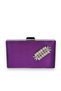 Purple Color Satin Crystal Stone Evening Dress Bag Evening Bag Henna Bridal Bag Clutch Portfolio
