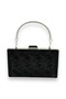 Black Color Laser Waterway Patterned Evening Dress Bag Evening Bag Henna Bag