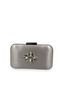 Mink Color Satin Silver Case Silver Stone Evening Dress Bag Evening Bag Portfolio